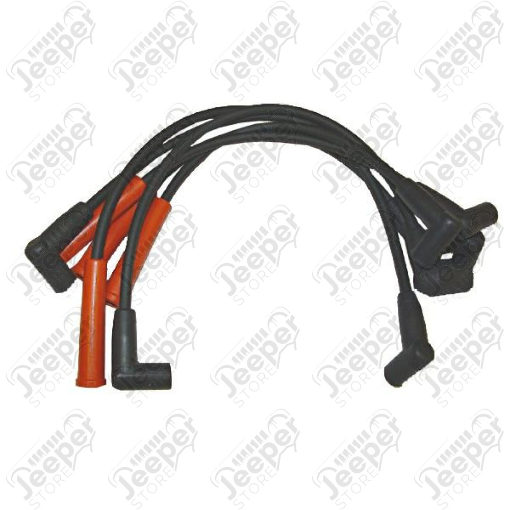 Ignition Spark Plug Wire Kit; 91-02 Jeep Wrangler/Cherokee YJ, 2.5L