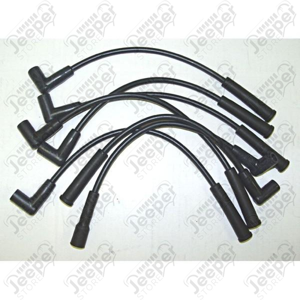 Ignition Spark Plug Wire Kit; 87-90 Jeep Cherokee XJ