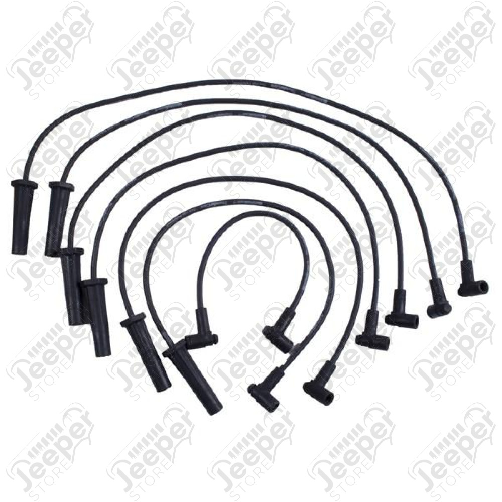 Ignition Spark Plug Wire Kit; 84-86 Jeep Cherokee XJ