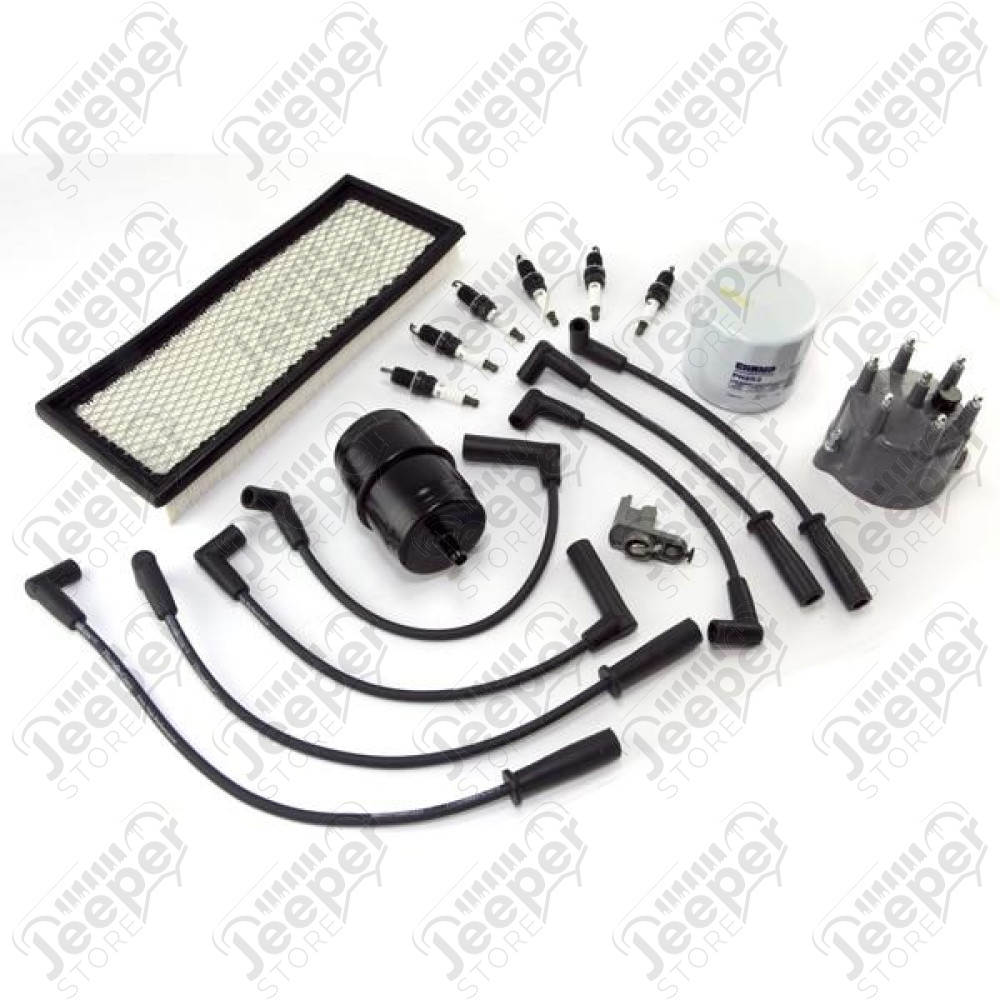 Ignition Tune Up Kit; 91-93 Jeep Wrangler YJ, 4.0L