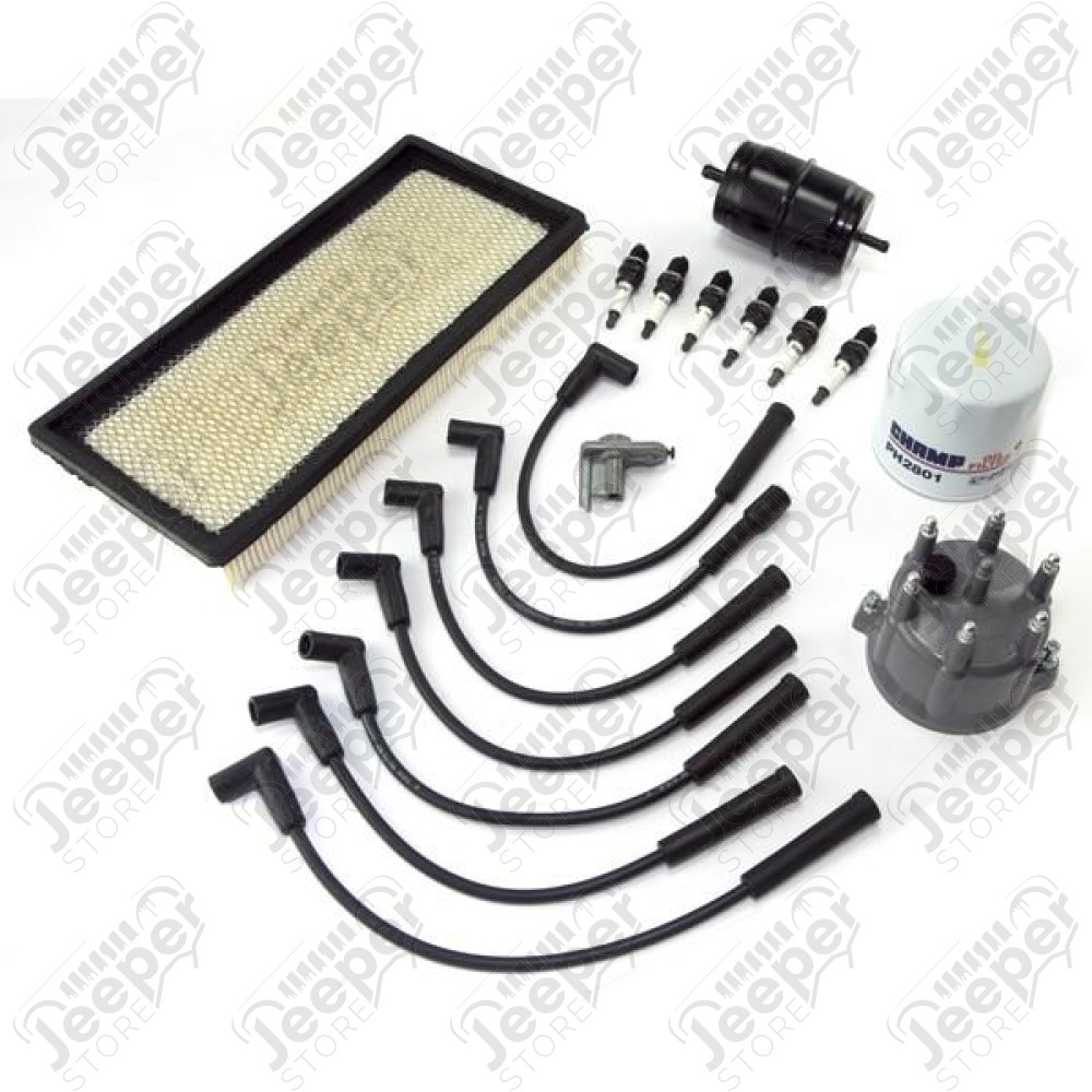 Ignition Tune Up Kit; 87-90 Jeep Cherokee XJ, 4.0L