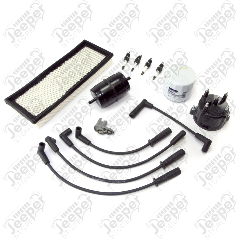 Ignition Tune Up Kit; 91-93 Jeep Wrangler YJ, 2.5L