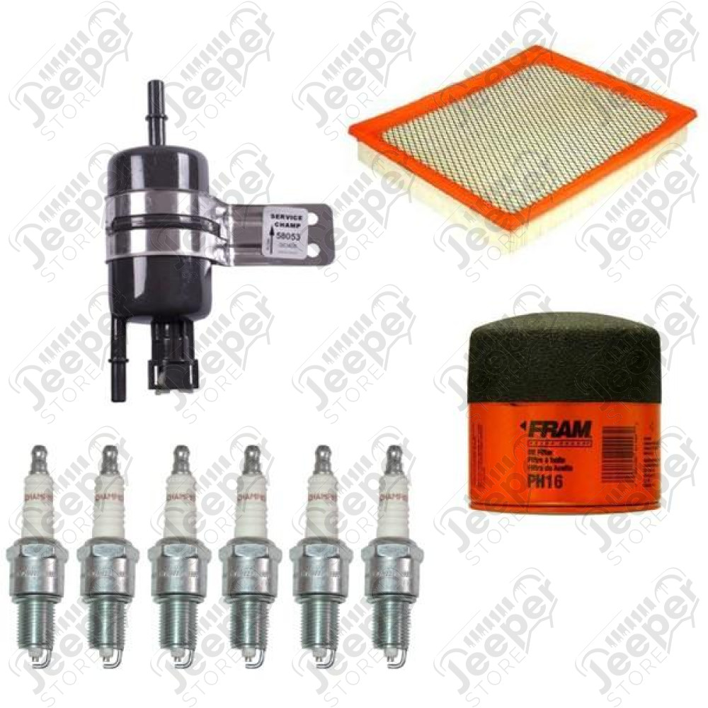 Ignition Tune Up Kit; 99-02 Jeep Grand Cherokee WJ, 4.0L