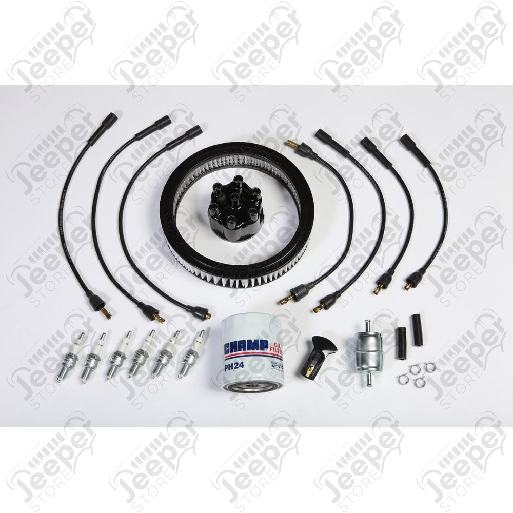 Ignition Tune Up Kit; 75-77 Jeep CJ, 3.8L/4.2L