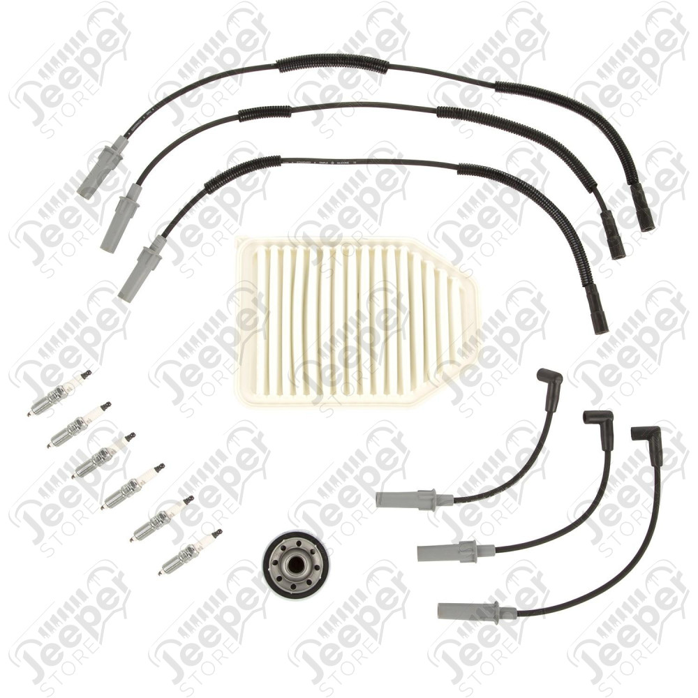 Ignition Tune Up Kit; 07-11 Jeep Wrangler JK/JKU, 3.8L