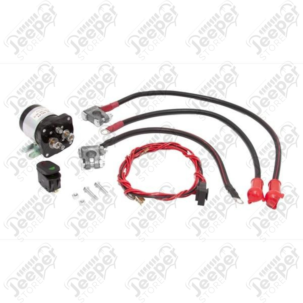 Battery Saver Relay, Dual Battery; 70-18 CJ/Wrangler JK/TJ/YJ
