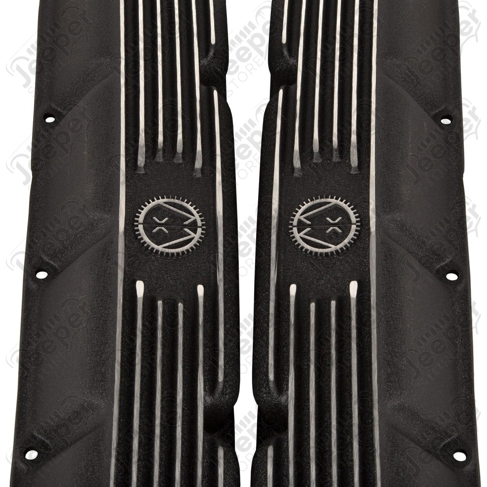 Engine Valve Cover, OMIX Logo, Polished 72-91 Jeep CJ/SJ