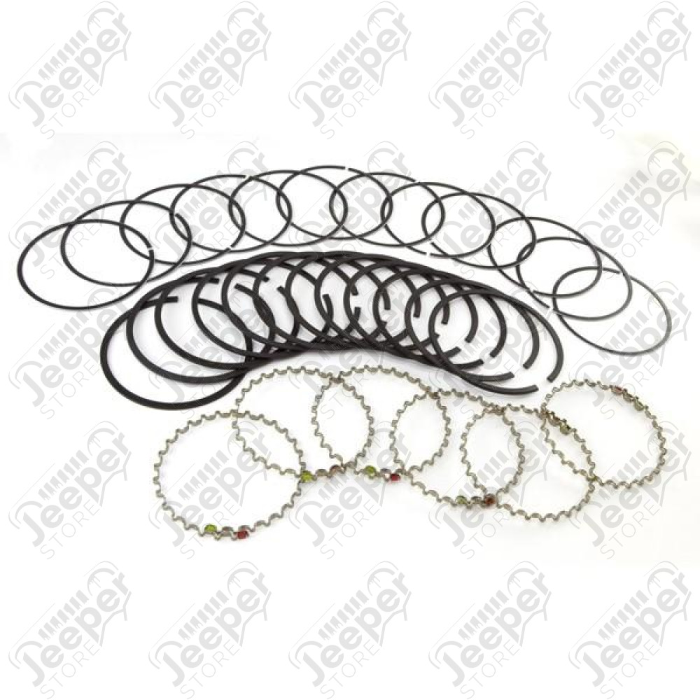 Engine Piston Ring Kit, Standard; 84-93 Jeep Wrangler YJ, 2.5L/4.0L