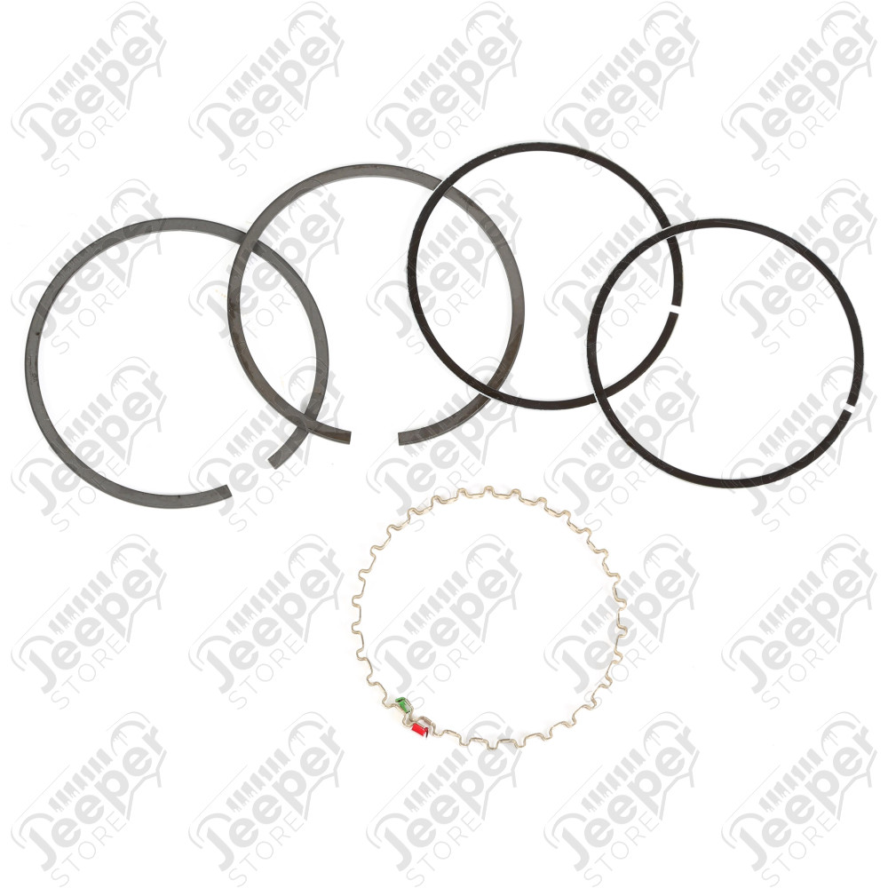 Engine Piston Ring Kit, Standard; 84-93 Jeep Wrangler YJ, 2.5L/4.0L