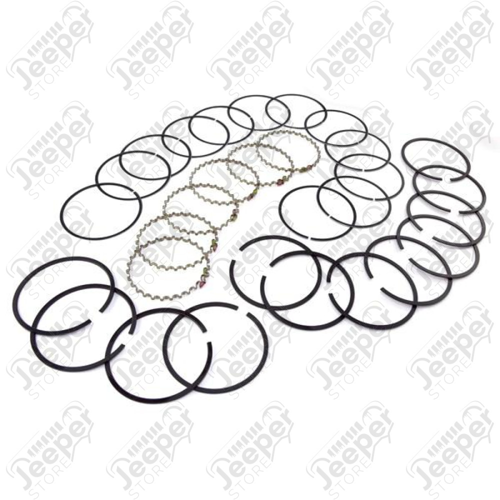 Engine Piston Ring Kit, Standard; 72-90 Jeep CJ/Wrangler YJ, 3.8L/4.2L
