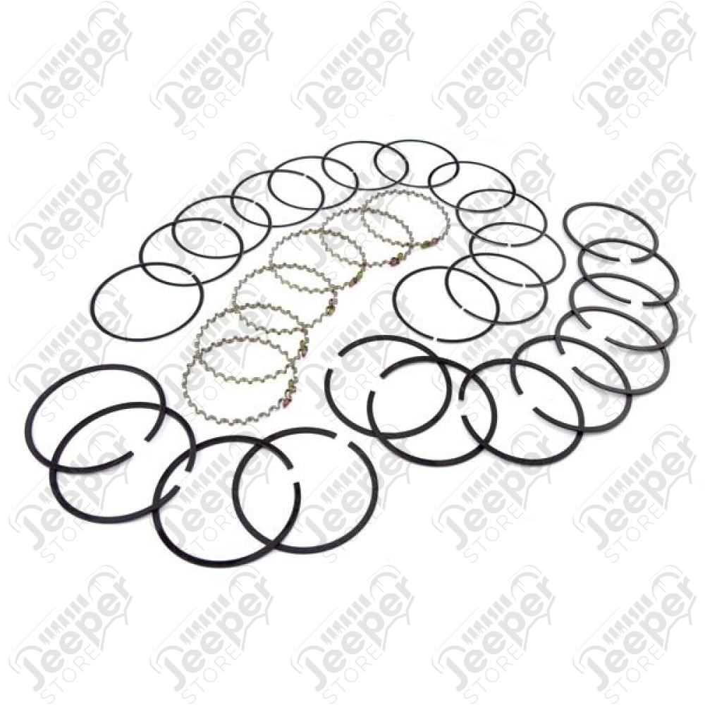 Engine Piston Ring Kit .030 /; 72-90 Jeep CJ/Wrangler YJ, 3.8L/4.2L
