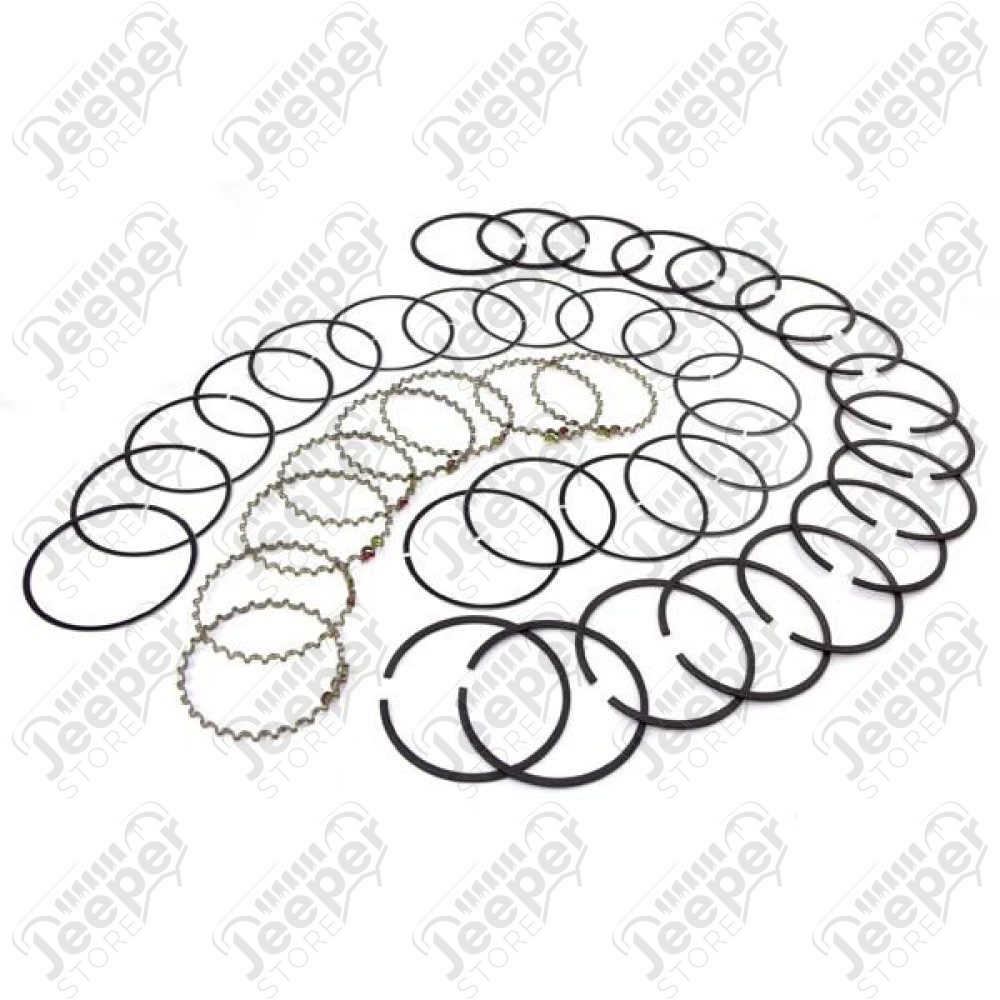 Engine Piston Ring Kit, .030; 71-75 Jeep CJ