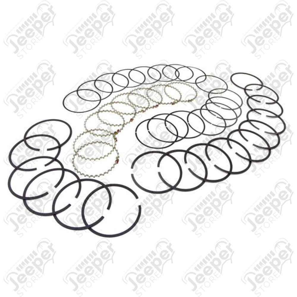 Engine Piston Ring Kit, Standard; 71-80 Jeep CJ, 5.9L