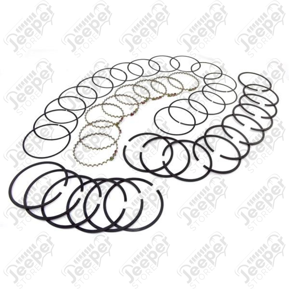 Engine Piston Ring Kit, Standard; 71-75 Jeep CJ, 6.6L