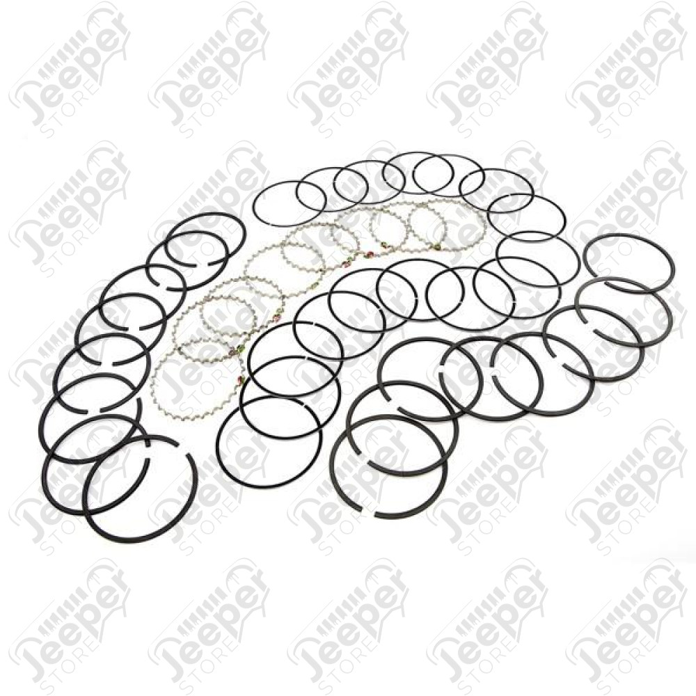 Engine Piston Ring Kit, .020; 71-75 Jeep CJ