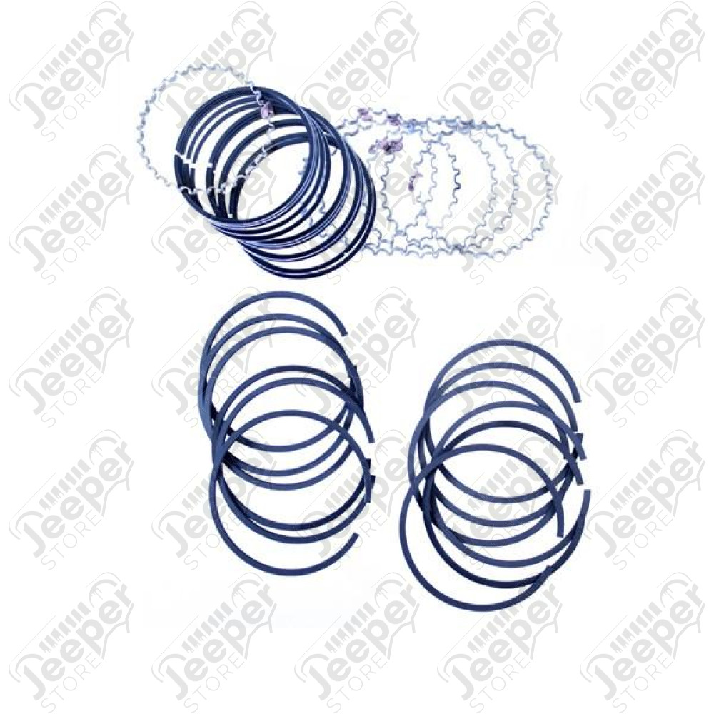 Engine Piston Ring Kit, .040; 66-71 Jeep CJ