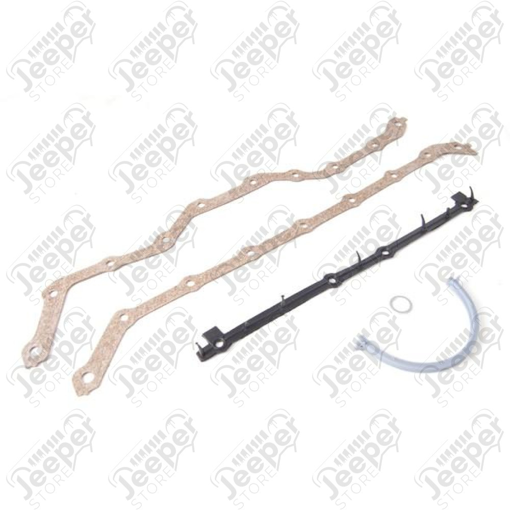 Engine Oil Pan Gasket, Cork; 91-96 Jeep Wrangler TJ, 2.5L