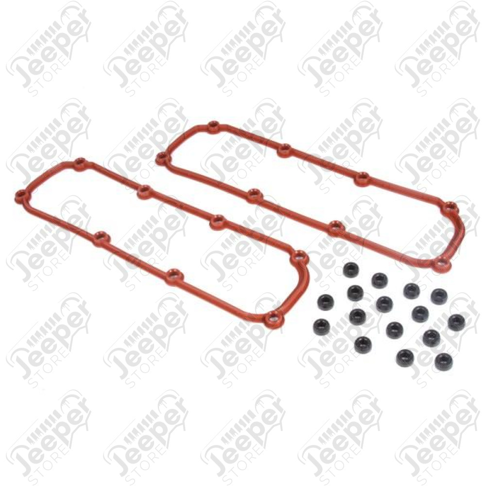 Engine Valve Cover Gaskets; 07-11 Jeep Wrangler, 3.8L