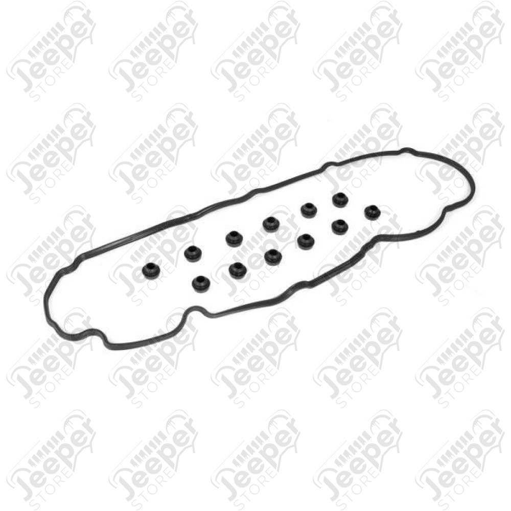 Engine Valve Cover Gasket, Left; 05-12 Jeep, 3.7L