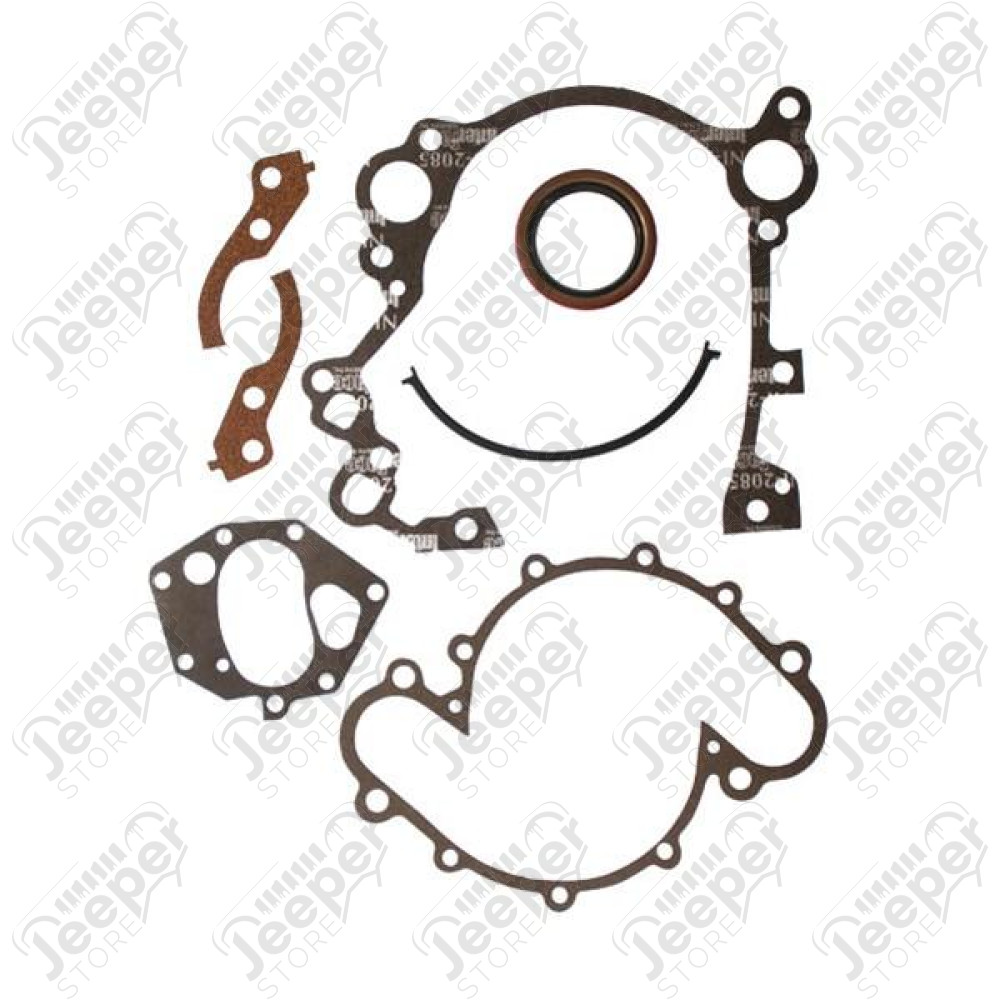Engine Timing Cover Gasket; 72-91 Jeep CJ/SJ, 5.0L/5.9L/6.6L 