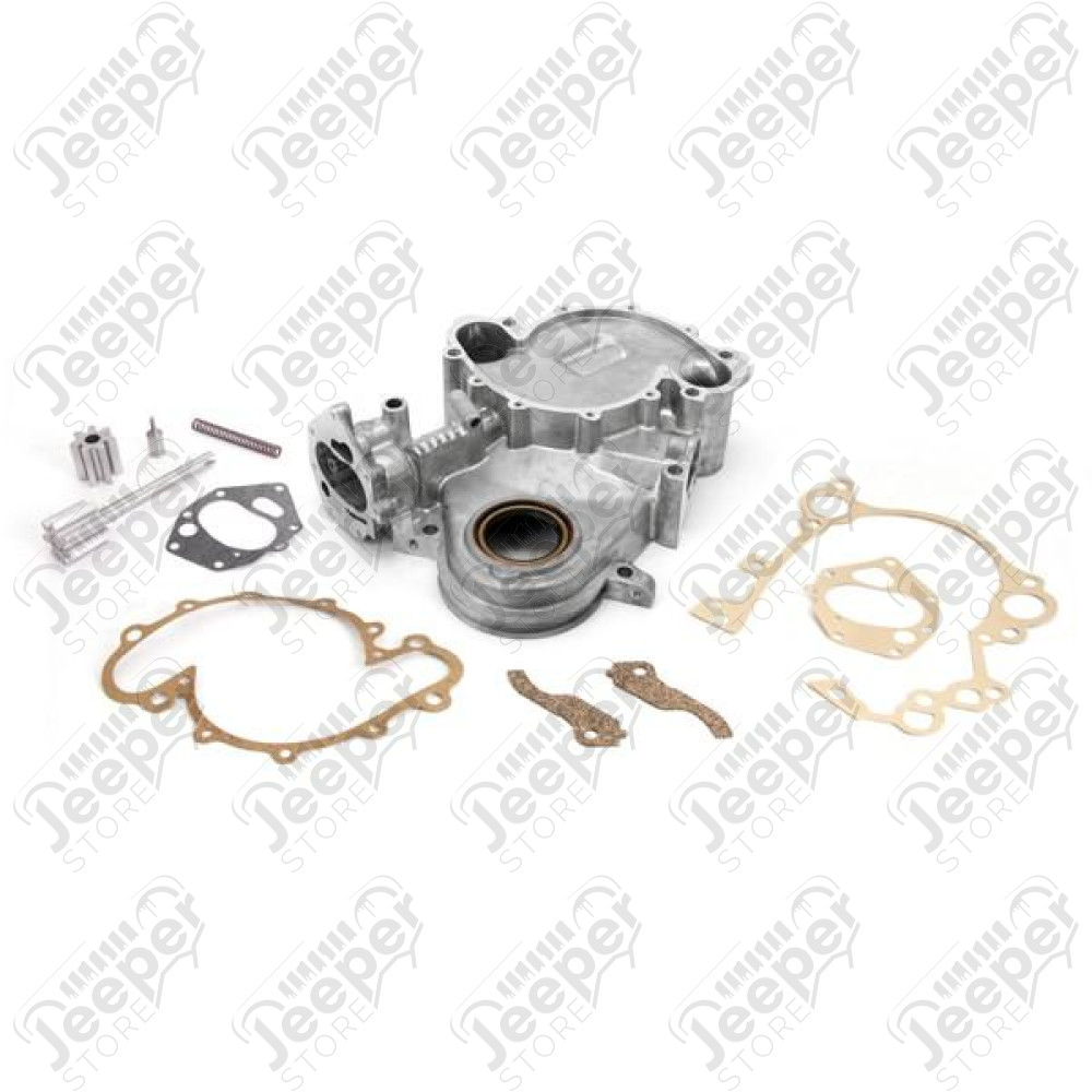 Engine Timing Cover Kit, AMC V8; 66-86 Jeep CJ