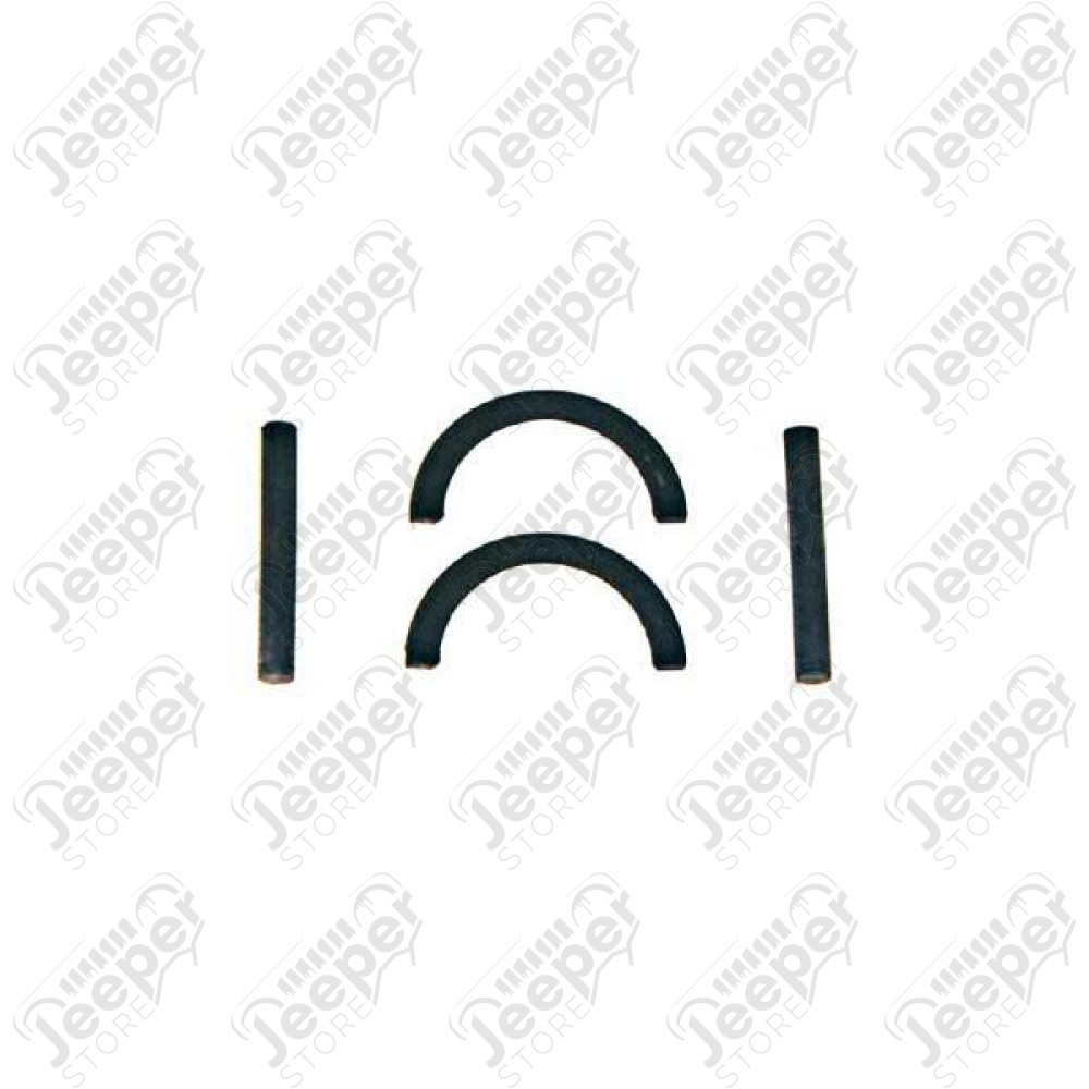 Engine Crankshaft Seal Kit, Rear; 45-71 Willys CJ, 134 CI