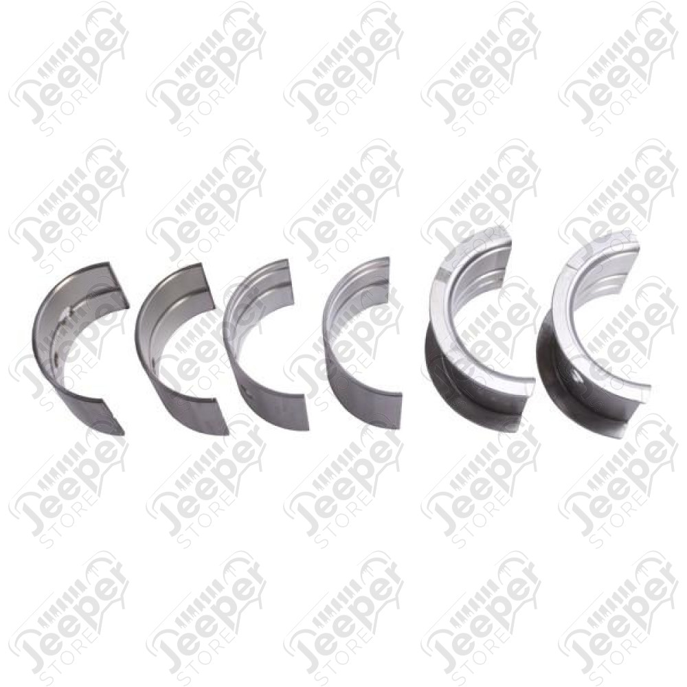 Engine Crankshaft Main Bearing Kit, .020; 41-71 Willys/Jeep