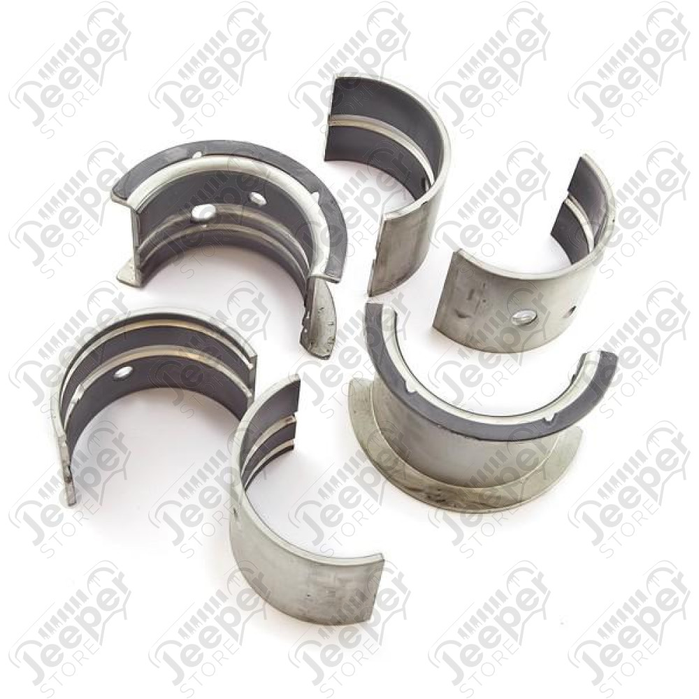Engine Crankshaft Main Bearing Kit, .070; 41-71 Willys/Jeep