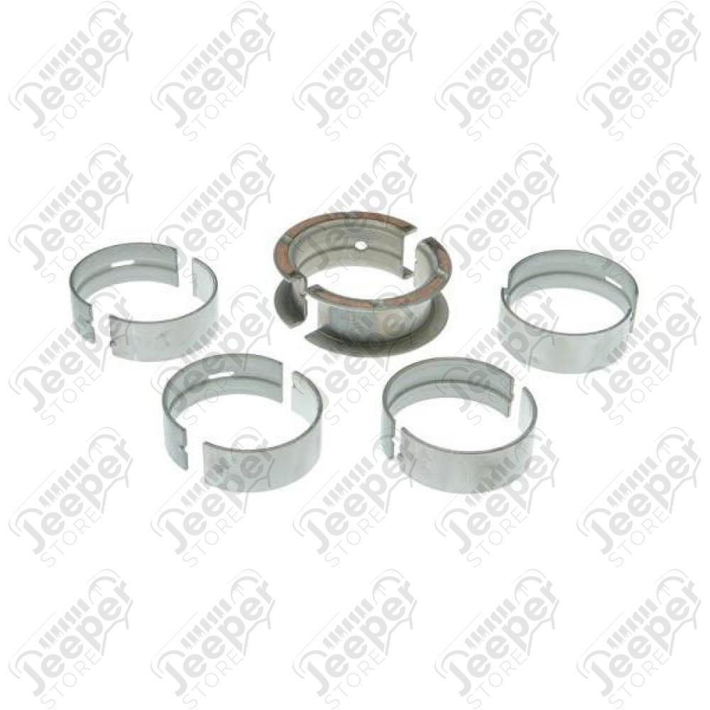 Engine Main Bearing Kit, .020 Oversize; 97-06 Wrangler TJ, 2.5L/4.0L
