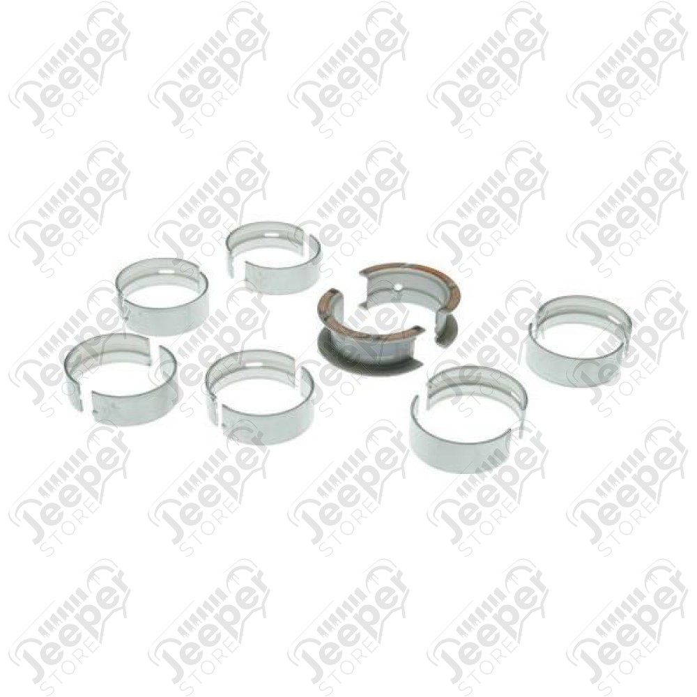 Engine Main Bearing Kit, .040 Oversize; 97-06 Wrangler TJ, 2.5L/4.0L