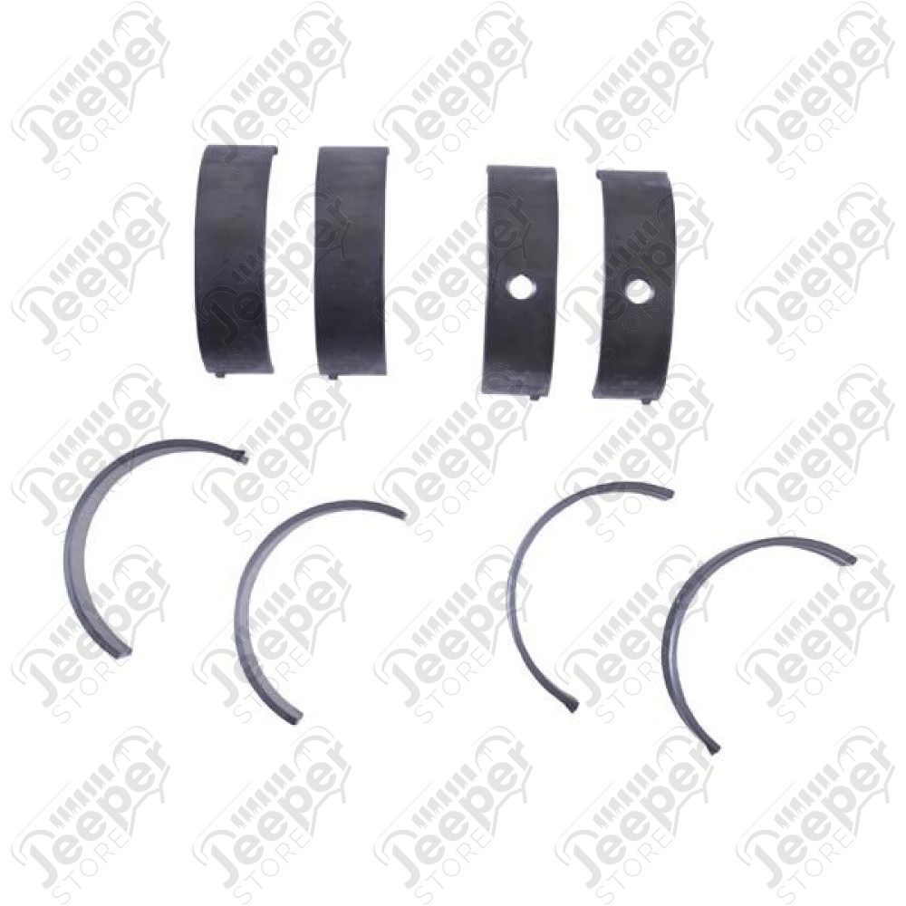Engine Main Bearing Kit, .010 Oversize; 02-05 Jeep Liberty KJ, 3.7L