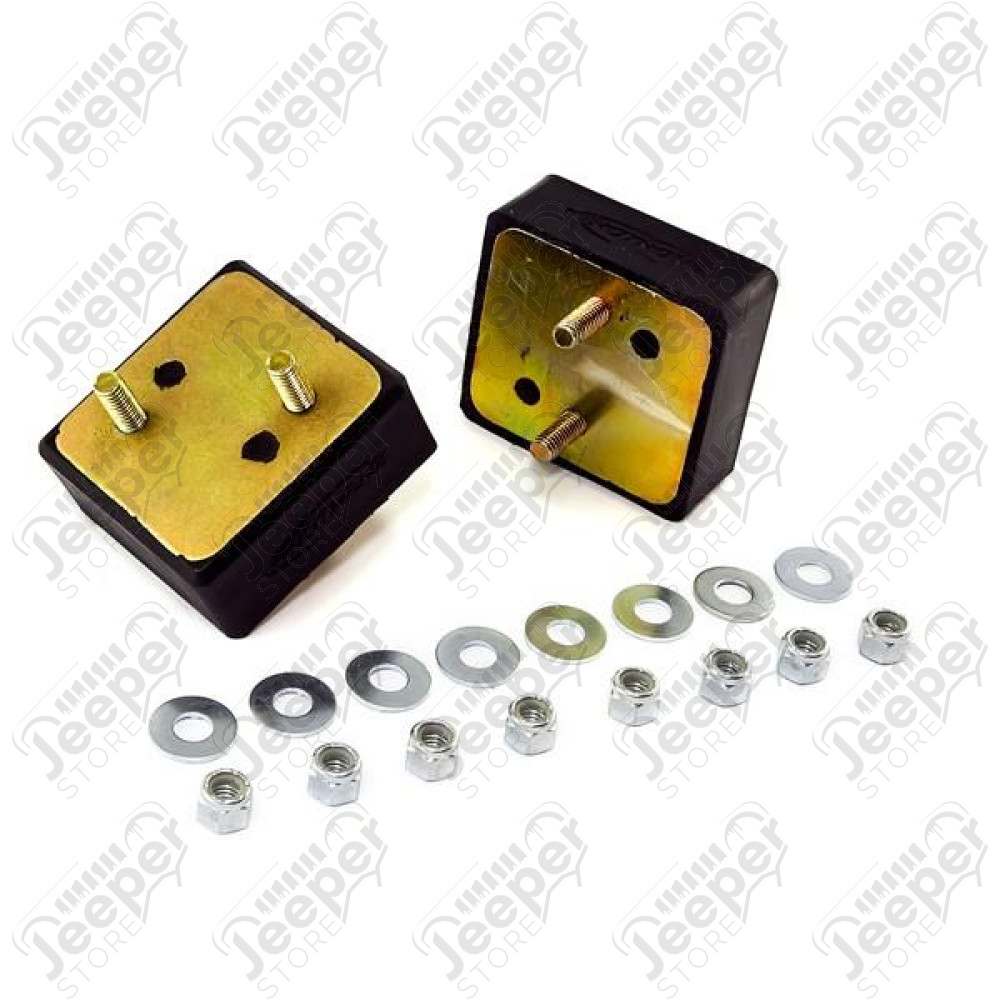 Engine Mount, Black; 72-92 Jeep CJ/SJ
