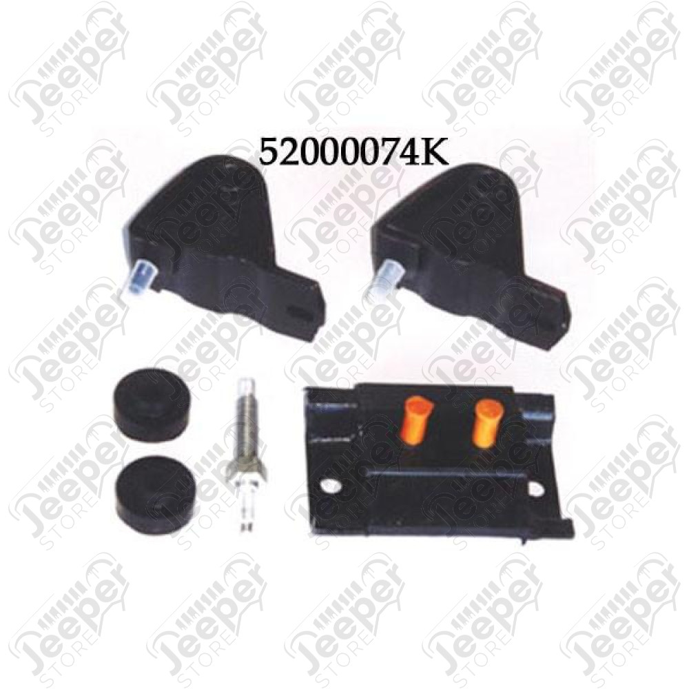 Engine Mount Kit; 87-90 Jeep Wrangler YJ, 2.5L