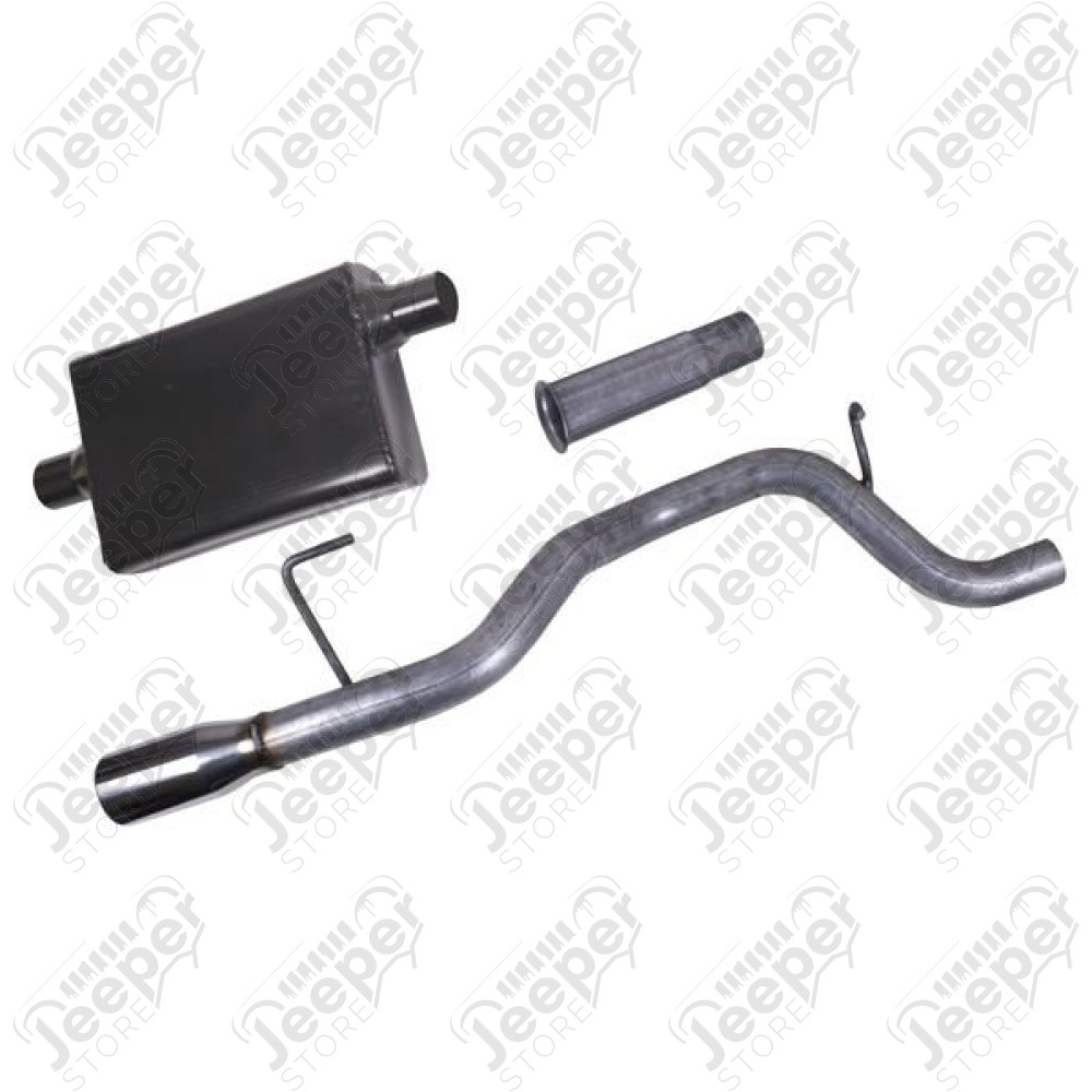 Exhaust System Kit, Cat Back; 02-06 Jeep Liberty KJ