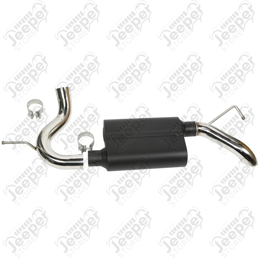 Exhaust Muffler, Heavy Duty, Off-Road 07-18 Jeep Wrangler JK