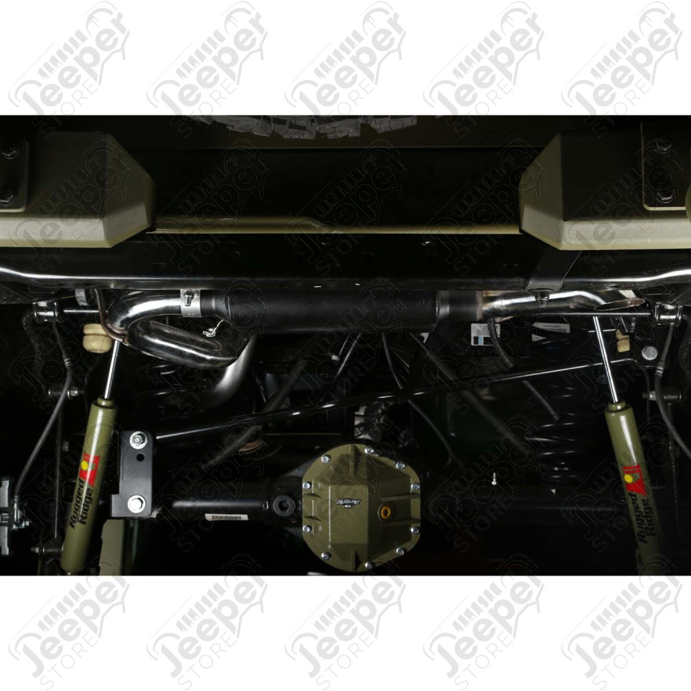Exhaust Muffler, Heavy Duty, Off-Road 07-18 Jeep Wrangler JK