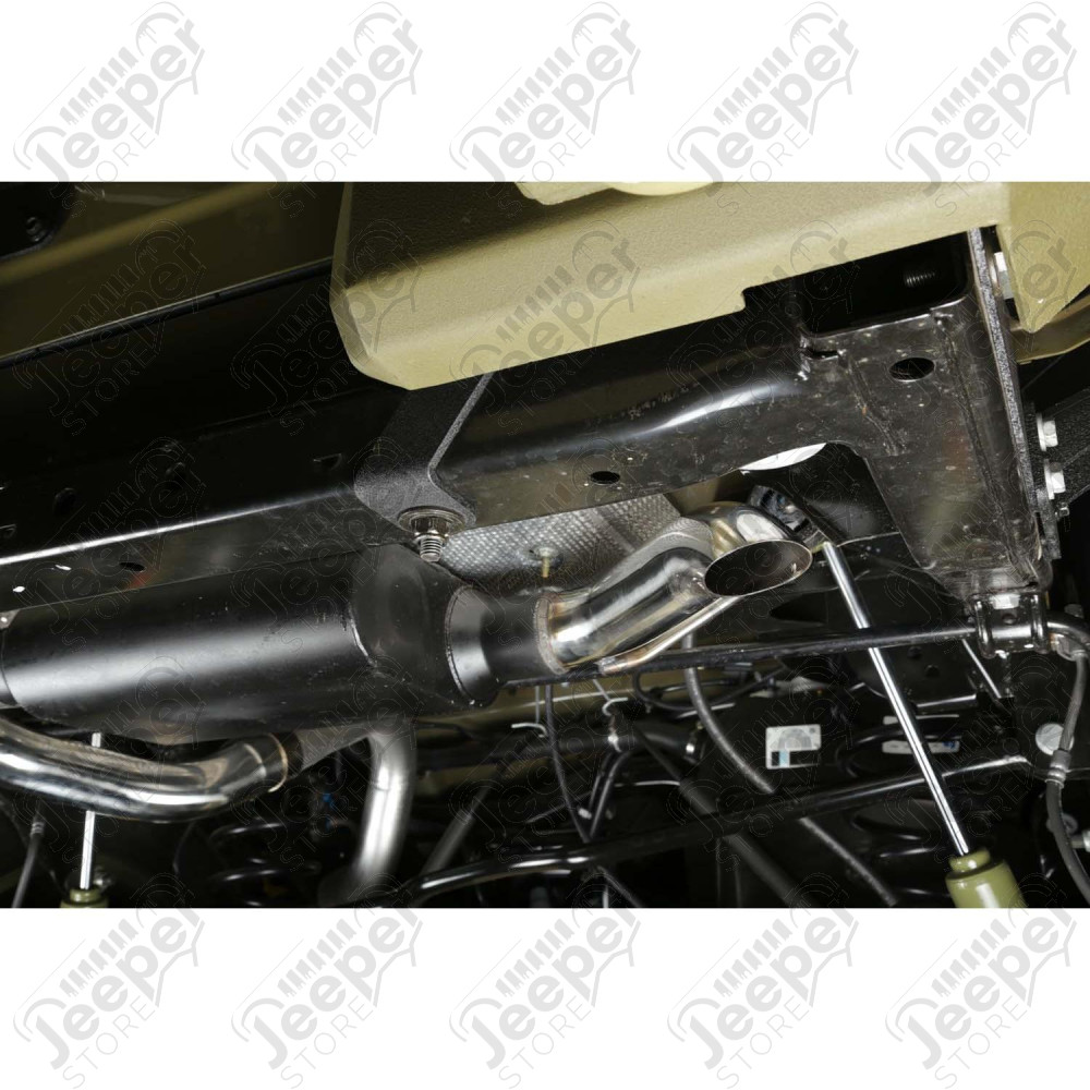 Exhaust Muffler, Heavy Duty, Off-Road 07-18 Jeep Wrangler JK