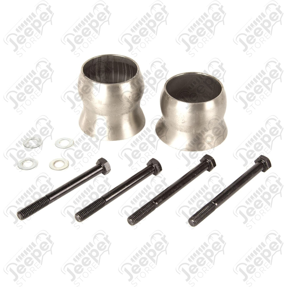 Exhaust Spacer Kit; 12-18 Jeep Wrangler JK