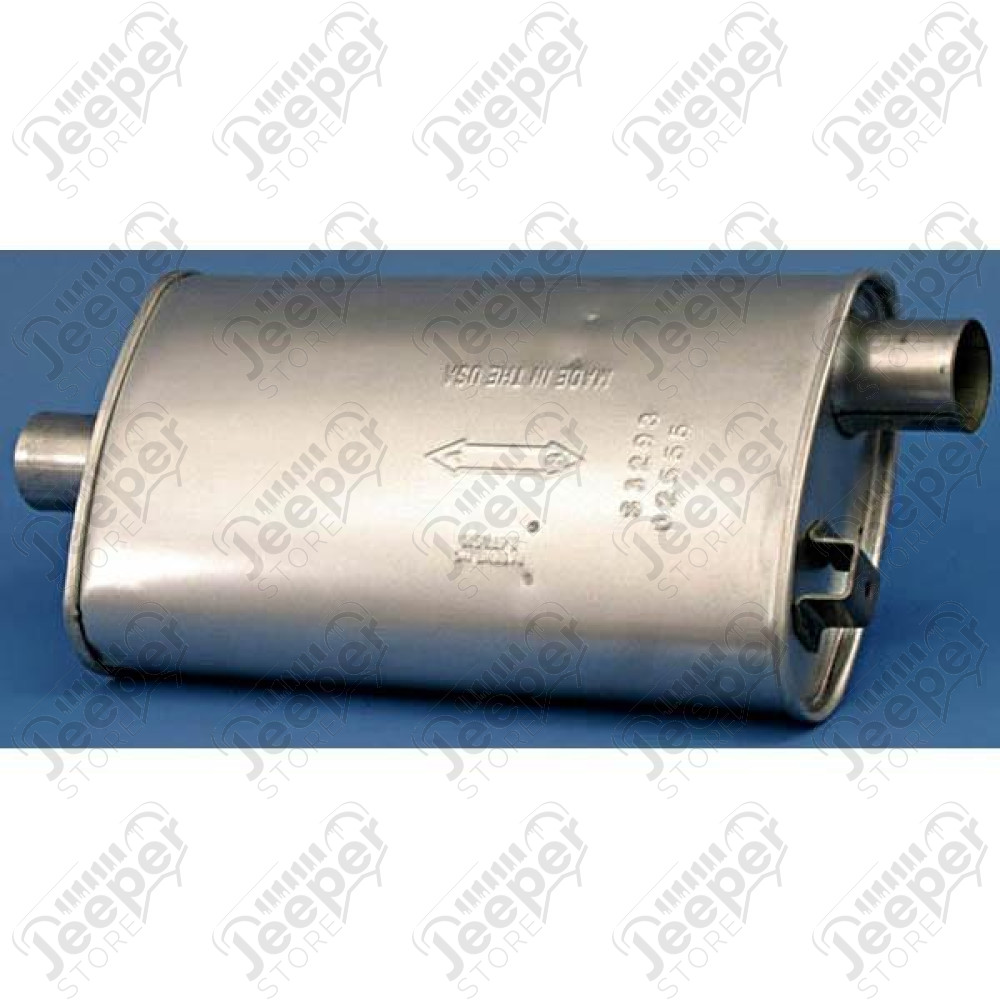 Exhaust Muffler; 86-89 Jeep Cherokee XJ, 2.5L