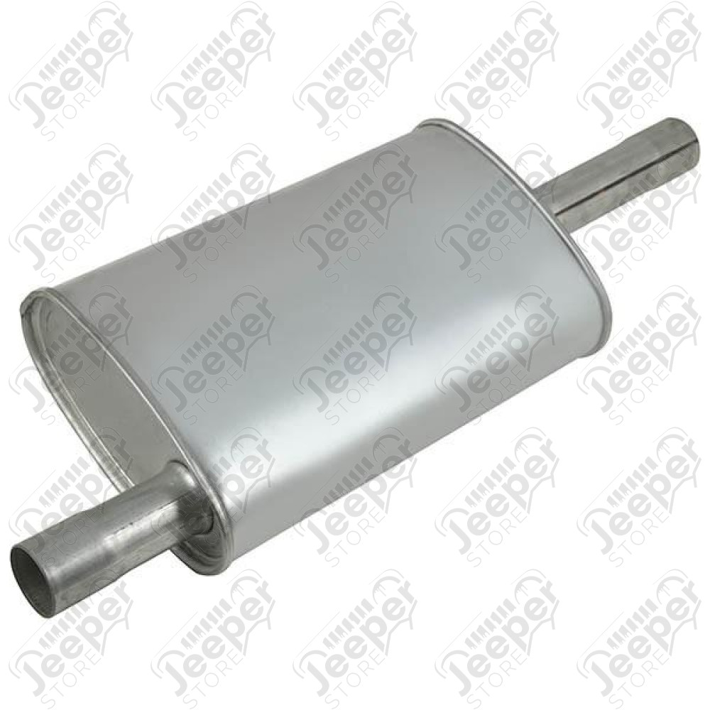 Exhaust Muffler; 84-86 Jeep Cherokee XJ, 2.8L