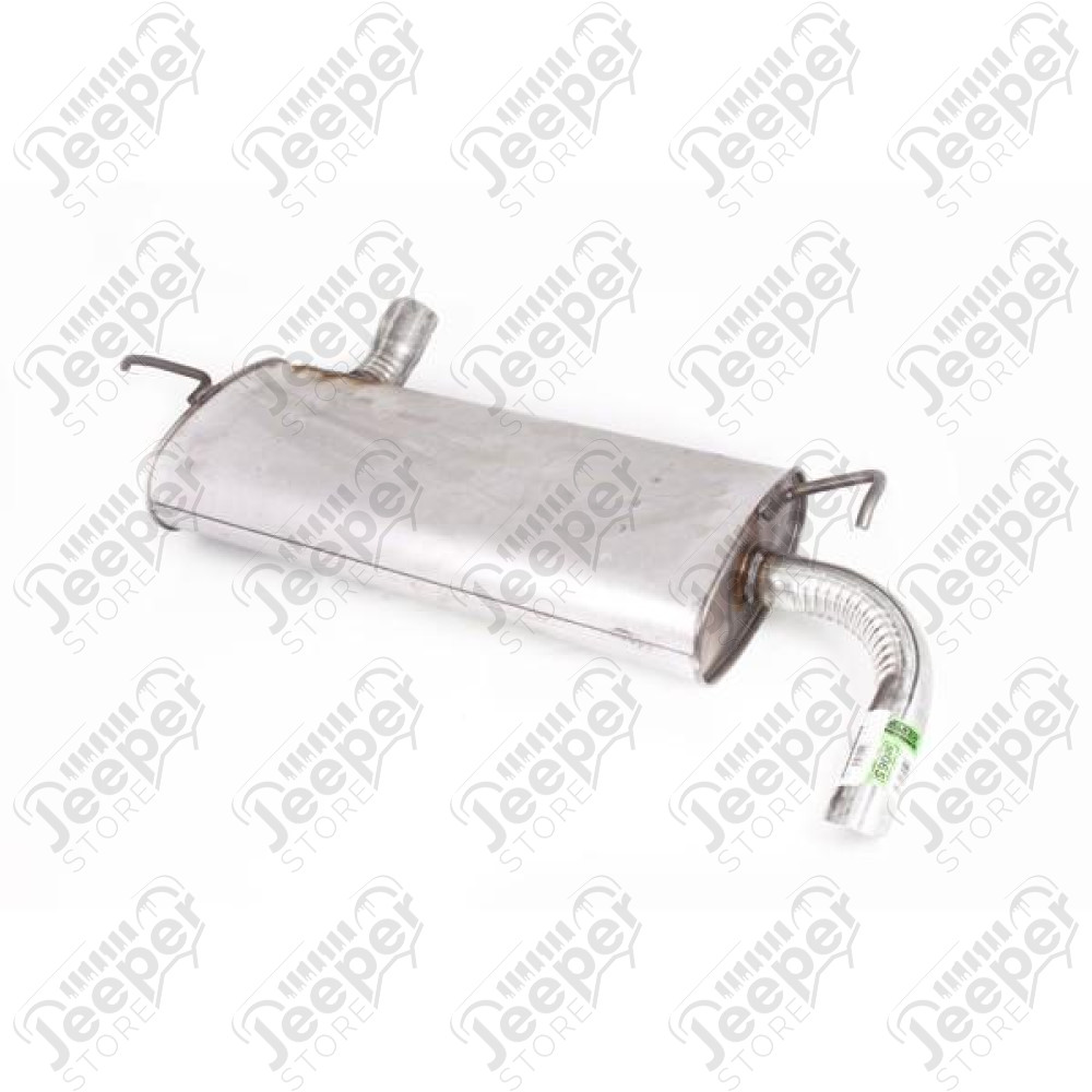Exhaust Muffler; 07-11 Jeep Wrangler JK, 3.8L