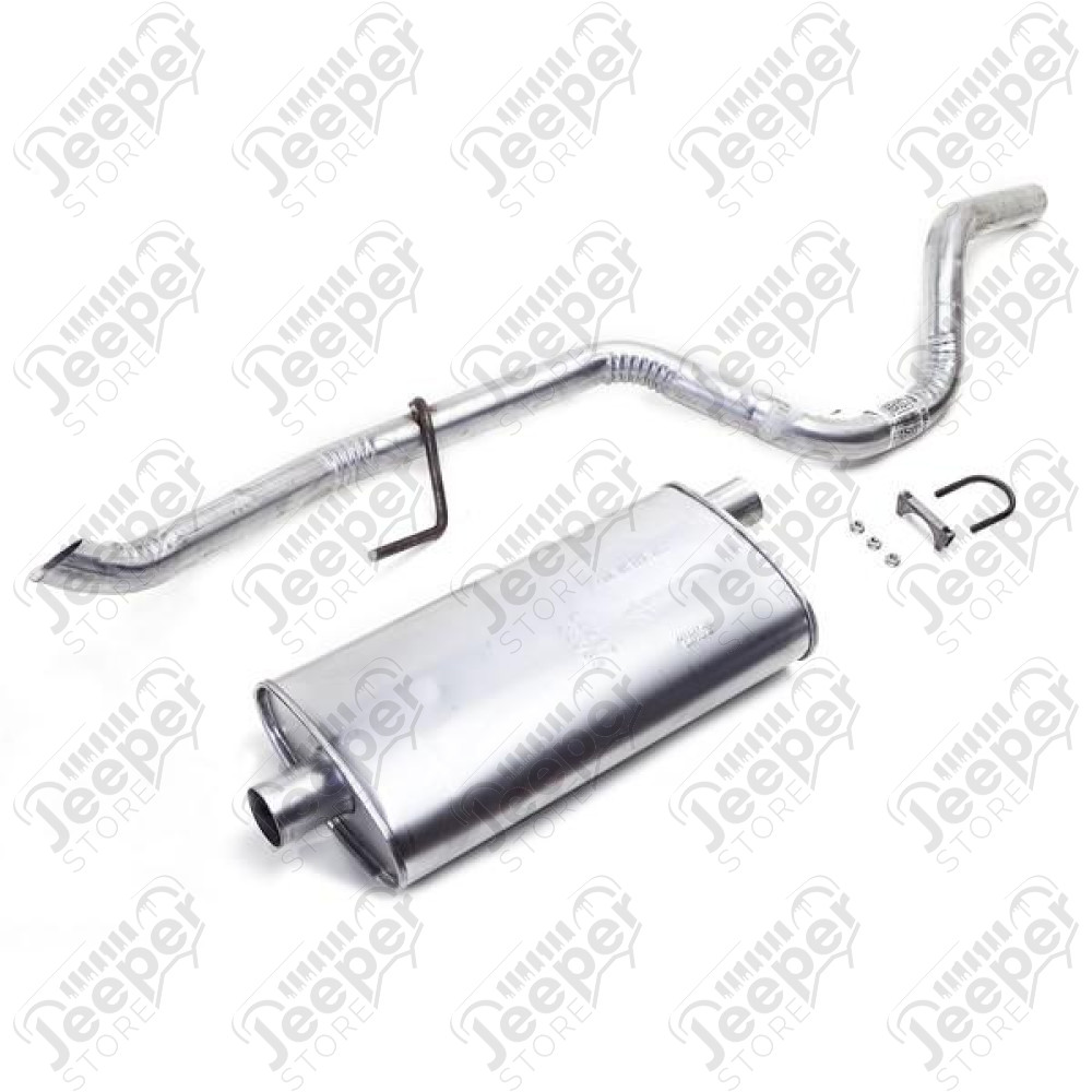 Exhaust Muffler/Tail Pipe Kit; 93-95 Jeep Grand Cherokee ZJ