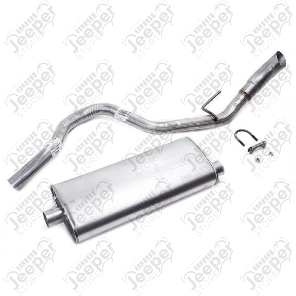 Exhaust Muffler/Tail Pipe Kit; 93-95 Jeep Grand Cherokee ZJ
