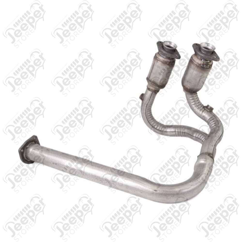 Exhaust Head Pipe, Catalytic Converter; 2000 Jeep Wrangler TJ