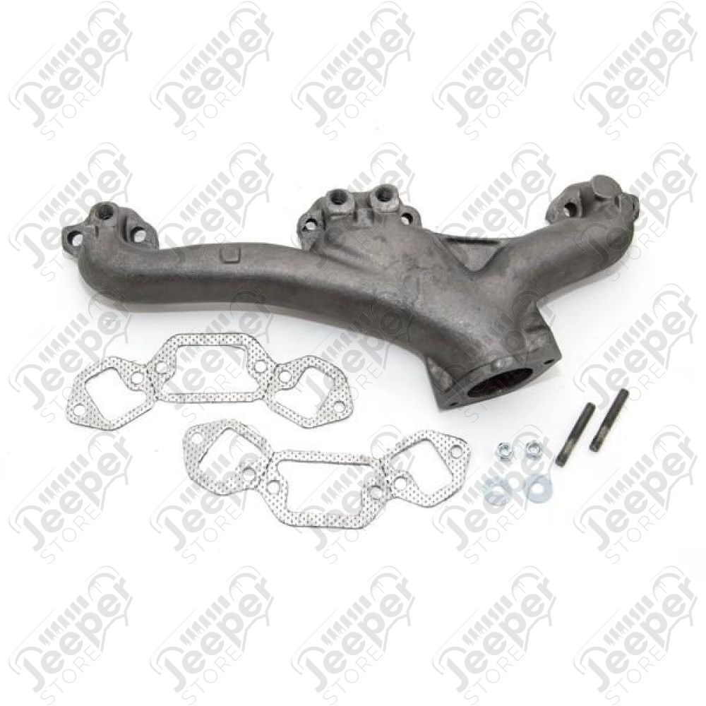Exhaust Manifold Kit, Left; 72-91 Jeep CJ and SJ