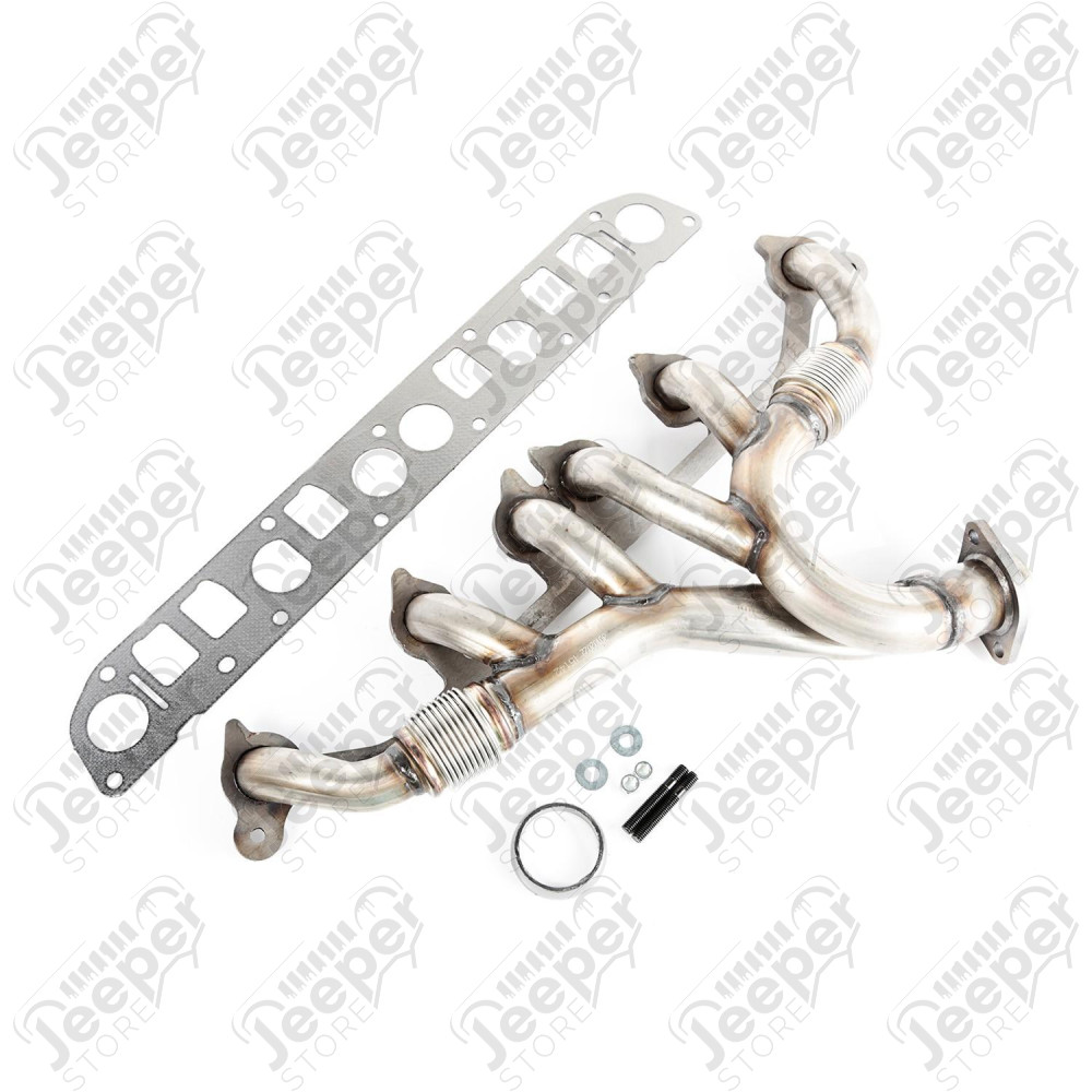Exhaust Manifold Kit; 91-99 Jeep TJ/LJ/XJ/ZJ, 4.0L