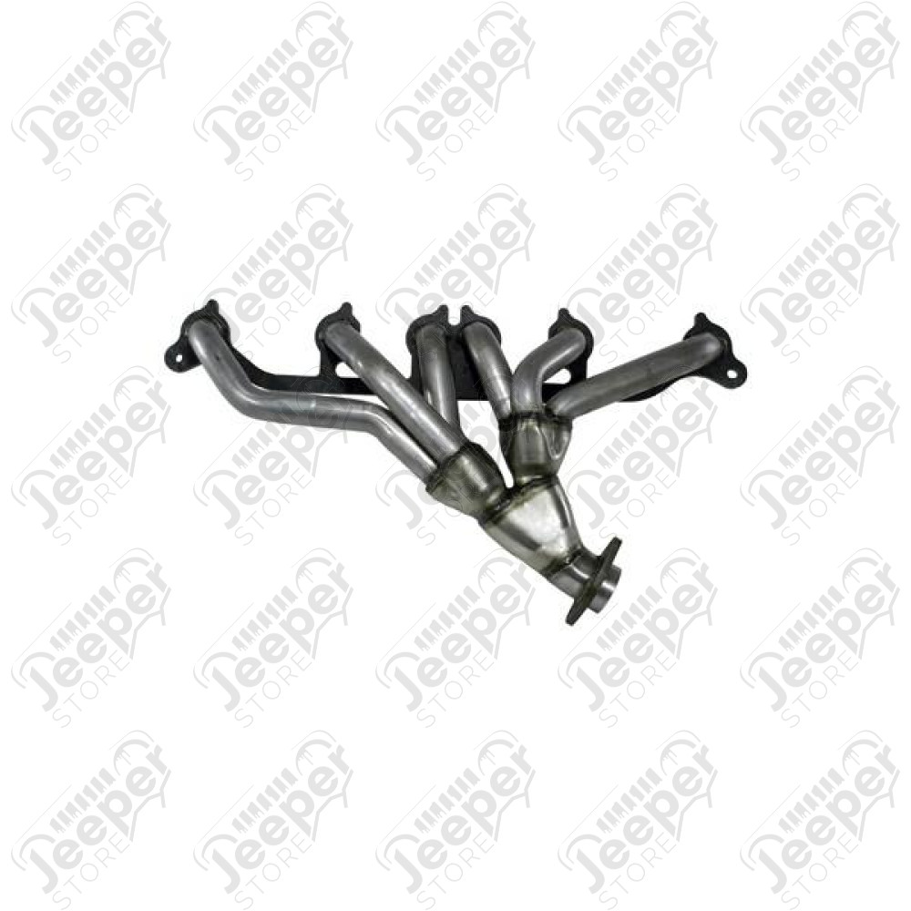 Exhaust Header, Stainless Steel; 91-98 Jeep XJ/ZJ/YJ/TJ, 4.0L