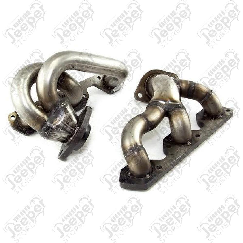 Stainless Steel Header Set; 07-11 Wrangler, 3.8L