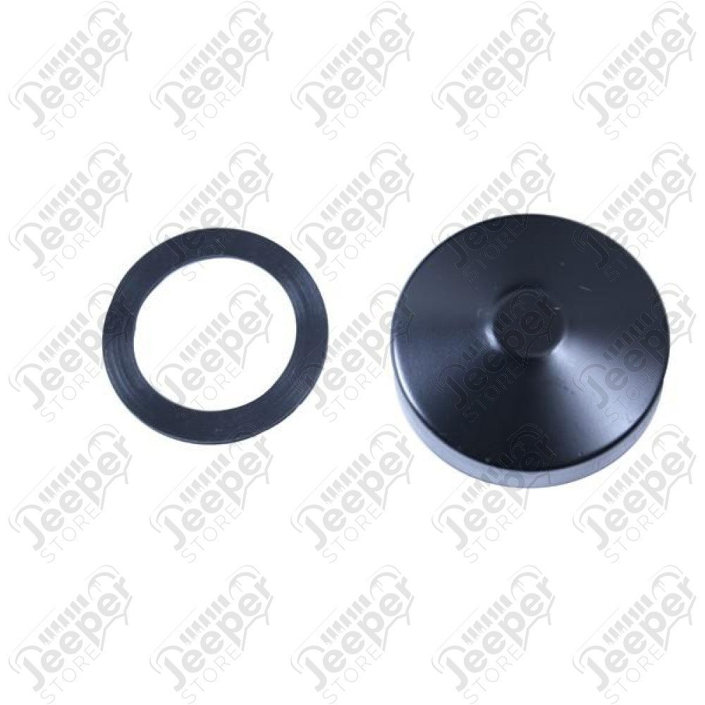 Gas Cap, Check Valve, Black; 45-69 Willys/Jeep