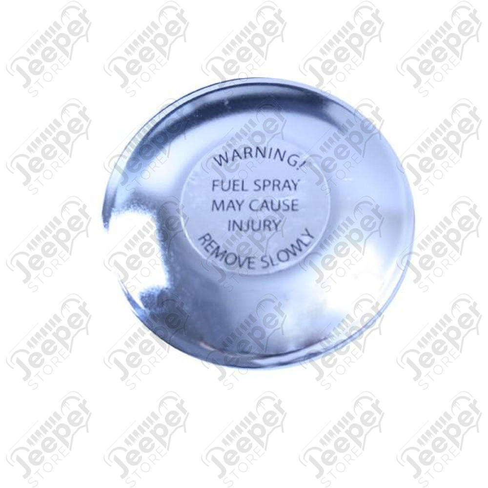 Gas Cap, Zinc; 46-64 Willys/Jeep